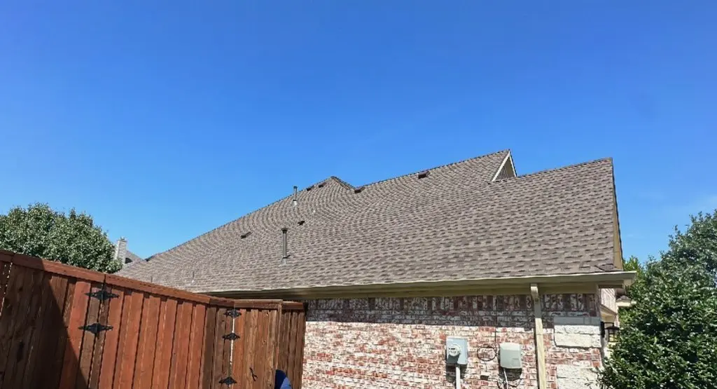 Completed roof replacement project in Whittier